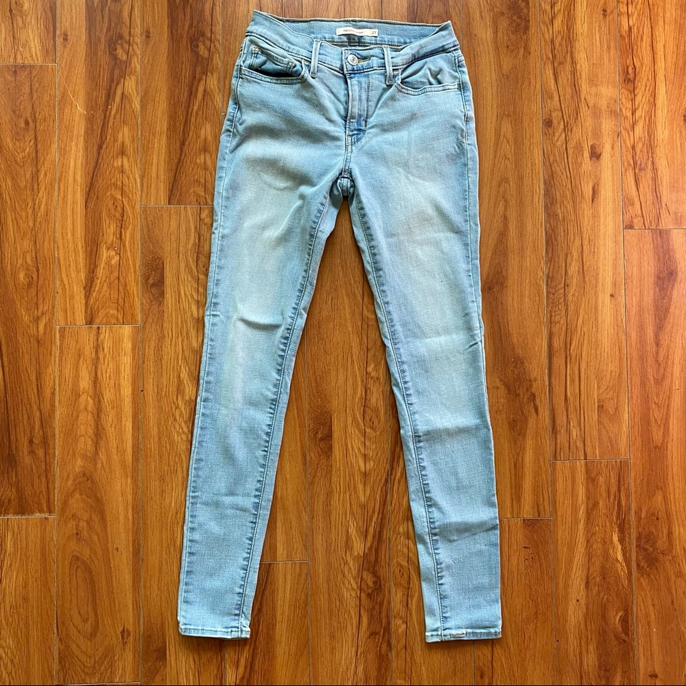Levi’s Super Skinny 710 Light Wash Jeans